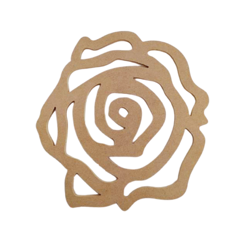 Τριαντάφυλλο ροζέτα 30 εκ MDF 3-08-210